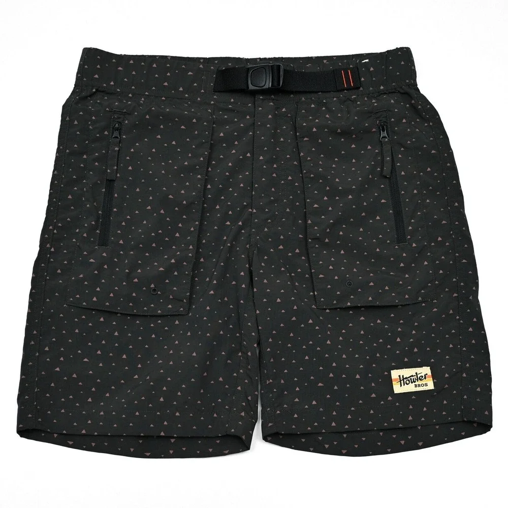 Howler Brothers Pedernales Packable‎ Shorts Men's 30 Geometric Hiking Outdoor